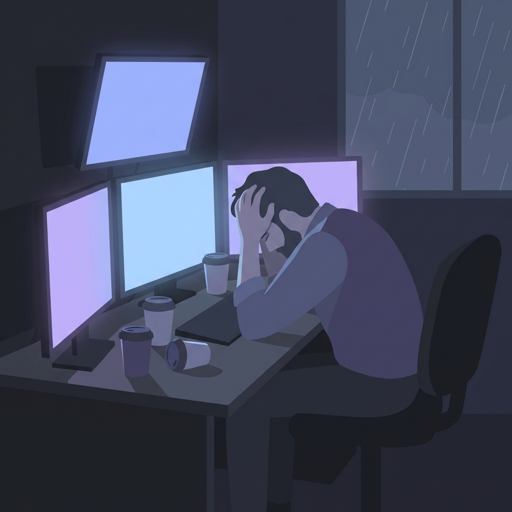 Developer experiencing burnout