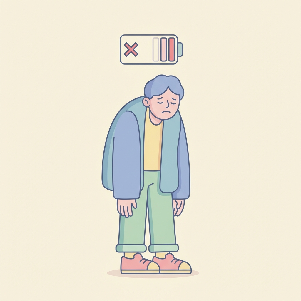 Low battery illustration